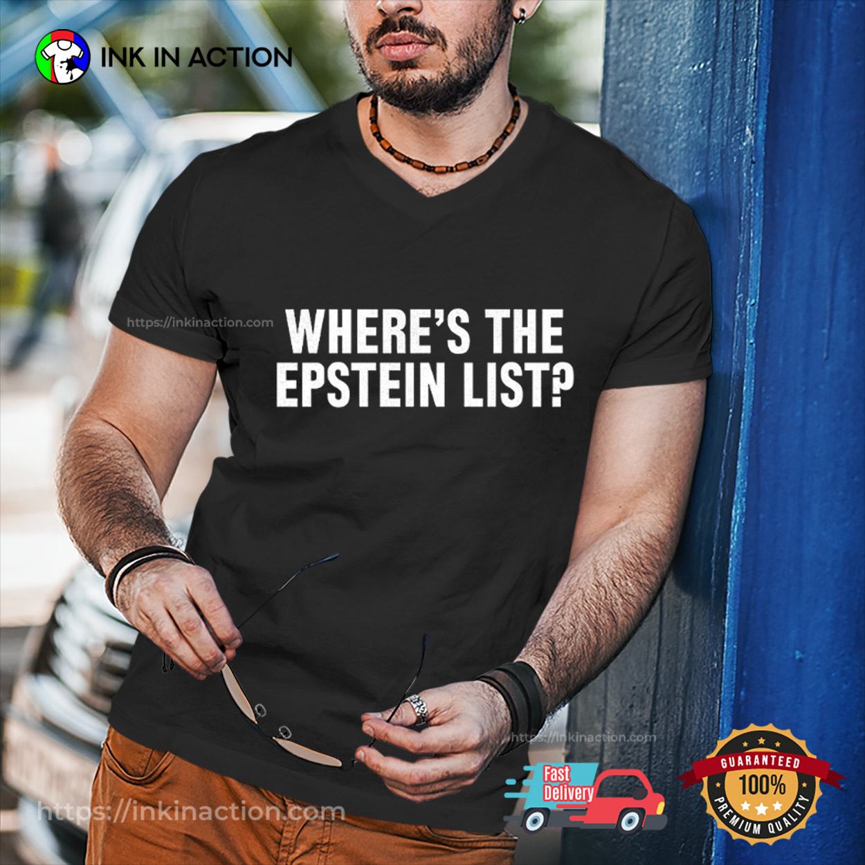 Where's The Epstein List T-shirt Where's The Epstein List T-shirt