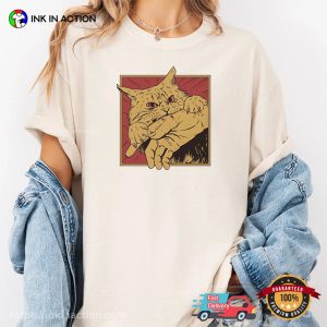 90s Cat Bite Japanese Horror Anime Comfort Colors T-shirt