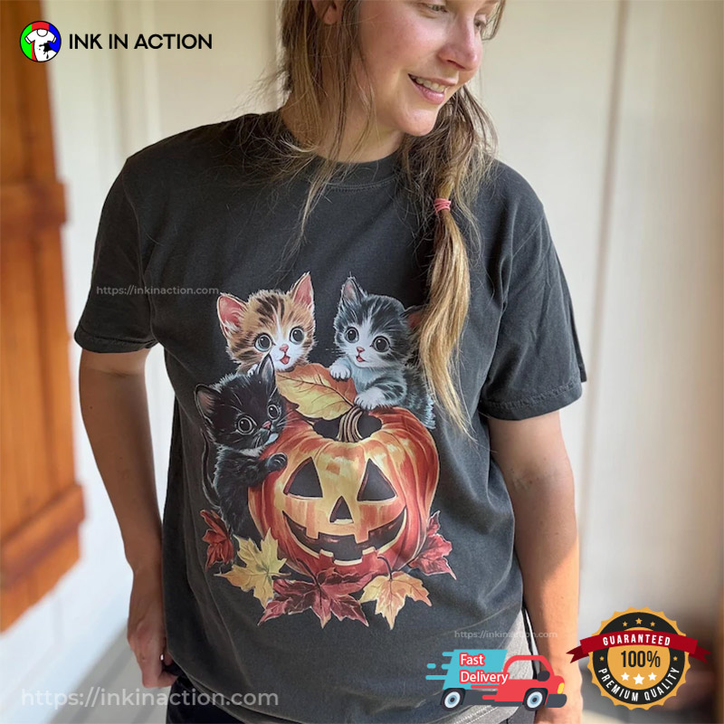 90s Halloween kitten Spooky Season Comfort Colors Tee 90s Halloween kitten Spooky Season Comfort Colors Tee