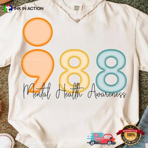 988 Mental Health Awareness Comfort Colors T-shirt