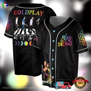 A Head Full Of Dreams Coldplay Concert Crossing Abbey Road Baseball Jersey