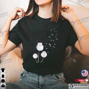 Adorable Fluffy Cat Dandelion T-shirt