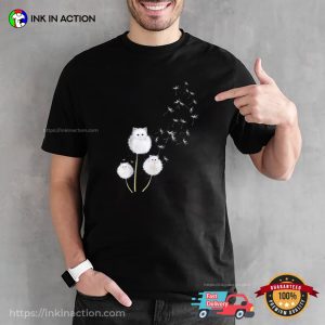 Adorable Fluffy Cat Dandelion T-shirt