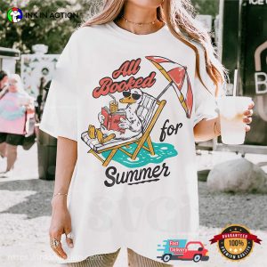 All Booked For Summer Bookish Goose Vacation T-shirt