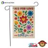 All For Love And Love For All Floral Love Pride Flag