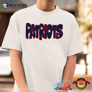 America Patriots Navy and Red Basic T shirt 3