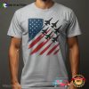 American Flag Jets Aviation Day T-shirt