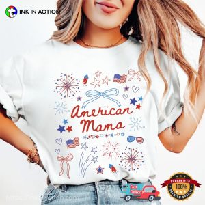American Mama, 4th Of July Mom Comfort Colors T-shirt