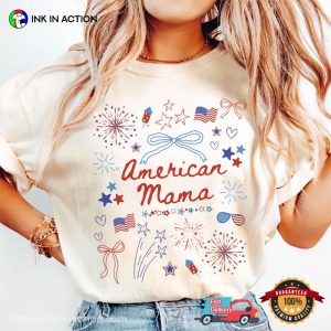 American Mama, 4th Of July Mom Comfort Colors T-shirt