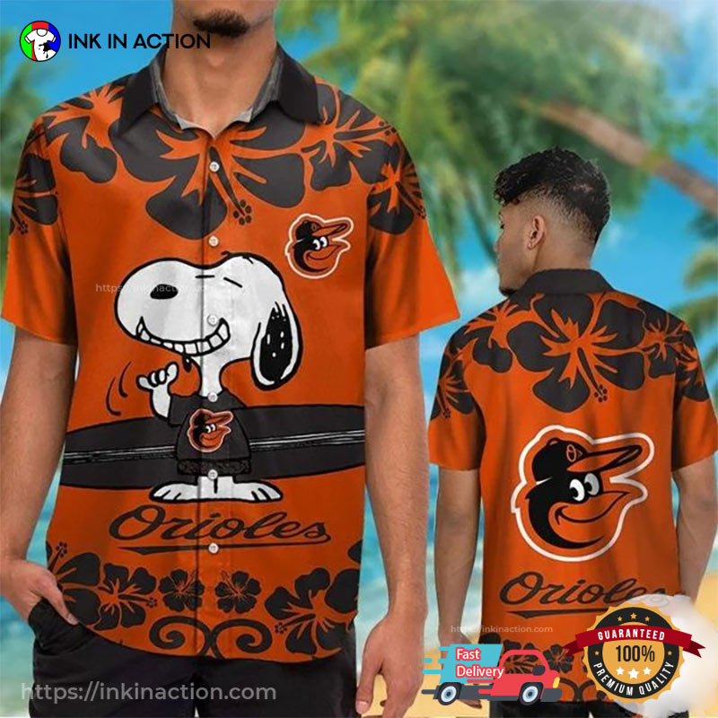 Baltimore Orioles Snoopy Hawaiian Shirt Baltimore Orioles Snoopy Hawaiian Shirt