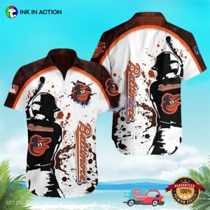 Baltimore Orioles Tropical Hawaiian Shirt