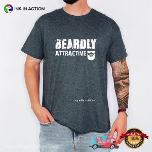 Beardly Attractive bearded dad Comfort Colors T shirt 2