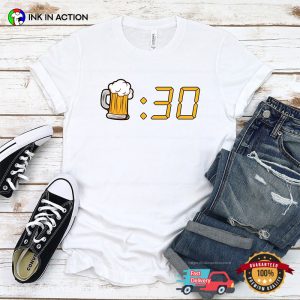 Beer Thirty Beer Lover Funny Drinking Tee 2
