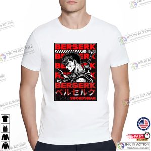 Berserk Black Swordsman Anime Fans T-shirt