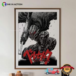 Berserk Dark Fantasy Manga Poster