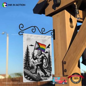 Bigfoot Outdoor Gay Pride, Funny LGBTQ Pride Flag 3