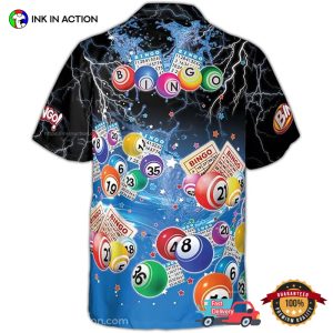 Bingo Number Ball Casino Game Hawaiian Shirts