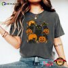 Black Cats And Pumpkins Halloween Comfort Colors T-shirt