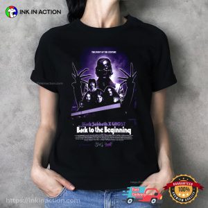 Black Sabbath X Ghost Back To The Begining Tour Poster Tee