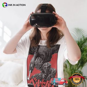 Black Swordsman Berserk Fantasy Manga T-shirt