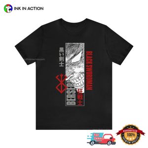 Black Swordsman Guts Berserk Dark Fantasy T-shirt