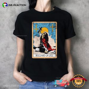 Blizzard Of Ozz Tarot Card Back To The Beginning Tour Shirt