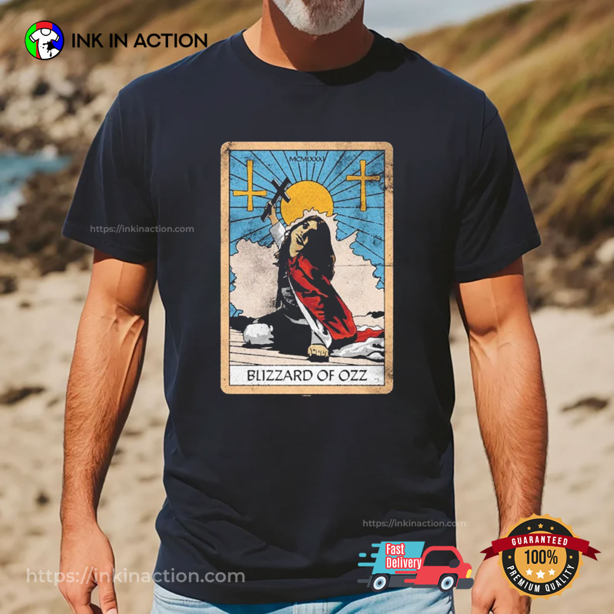 Blizzard Of Ozz Tarot Card Back To The Beginning Tour Shirt Blizzard Of Ozz Tarot Card Back To The Beginning Tour Shirt