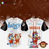 Bluey Baltimore Orioles Baseball Jersey