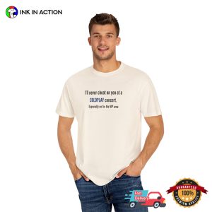 Coldplay Concert Cheating Funny Coldplay Scandal T-shirt