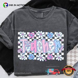 Coquette Teacher Back to School Comfort Colors Shirt 3