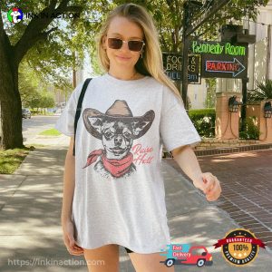 Cowboy Dog Chihuahua Raise Hell Funny Comfort Colors Tee Cowboy Dog Chihuahua Raise Hell Funny Comfort Colors Tee
