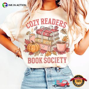Cozy Readers Book Society Read A Book Day Shirt Cozy Readers Book Society Read A Book Day Shirt