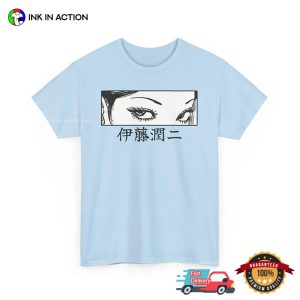 Creepy Girl Tomie Eyes 90s Horror Manga Tee