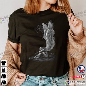 Crying Angel Medieval Fantasy Unisex T-shirt