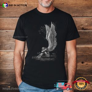 Crying Angel Medieval Fantasy Unisex T-shirt