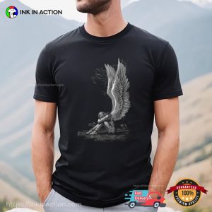 Crying Angel Medieval Fantasy Unisex T shirt 3