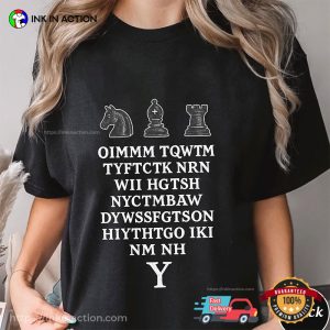 Cryptic Chess Puzzle, International Chess Day Comfort Colors T-shirt