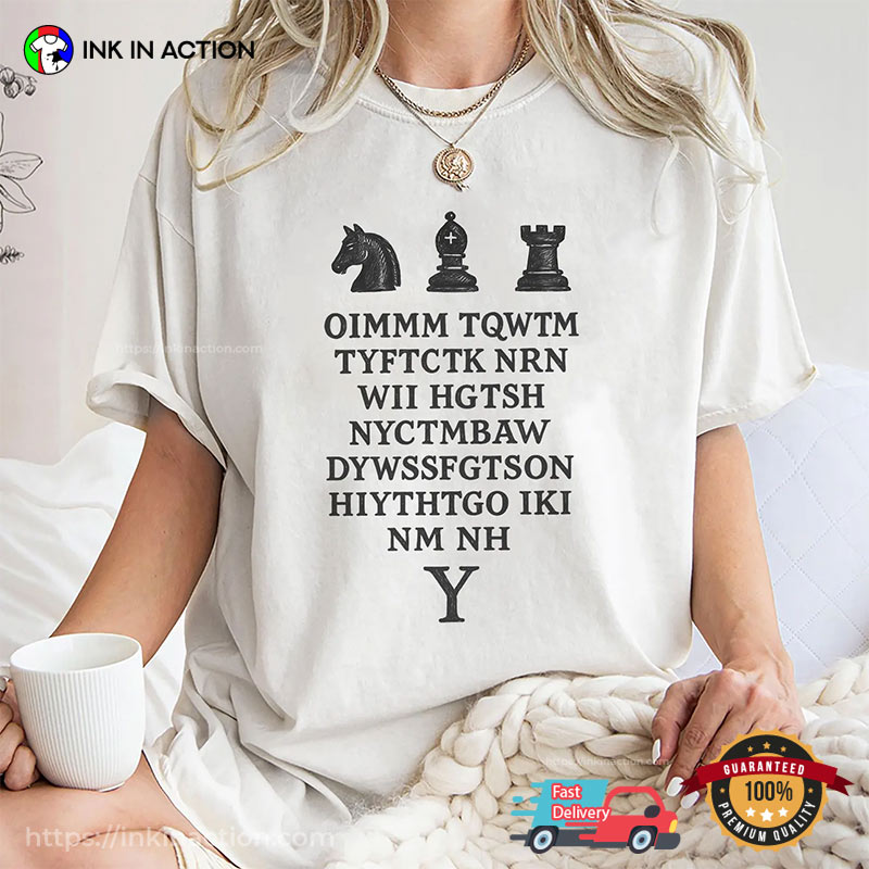 Cryptic Chess Puzzle, International Chess Day Comfort Colors T-shirt Cryptic Chess Puzzle, International Chess Day Comfort Colors T-shirt