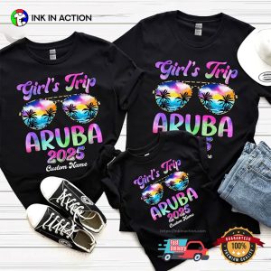 Custom Summer Holiday Girls Trip 2025 Family Matching Shirt