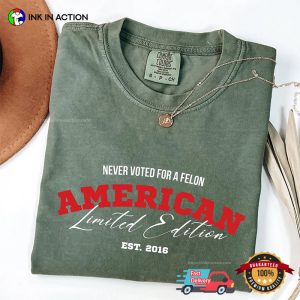 Customized American Limited Edition Democracy Comfort Colors T shirt 3