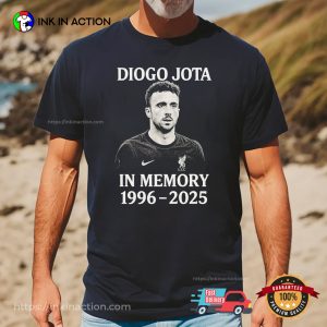 Diogo Jota In Memory 1996 2025 Shirt 1