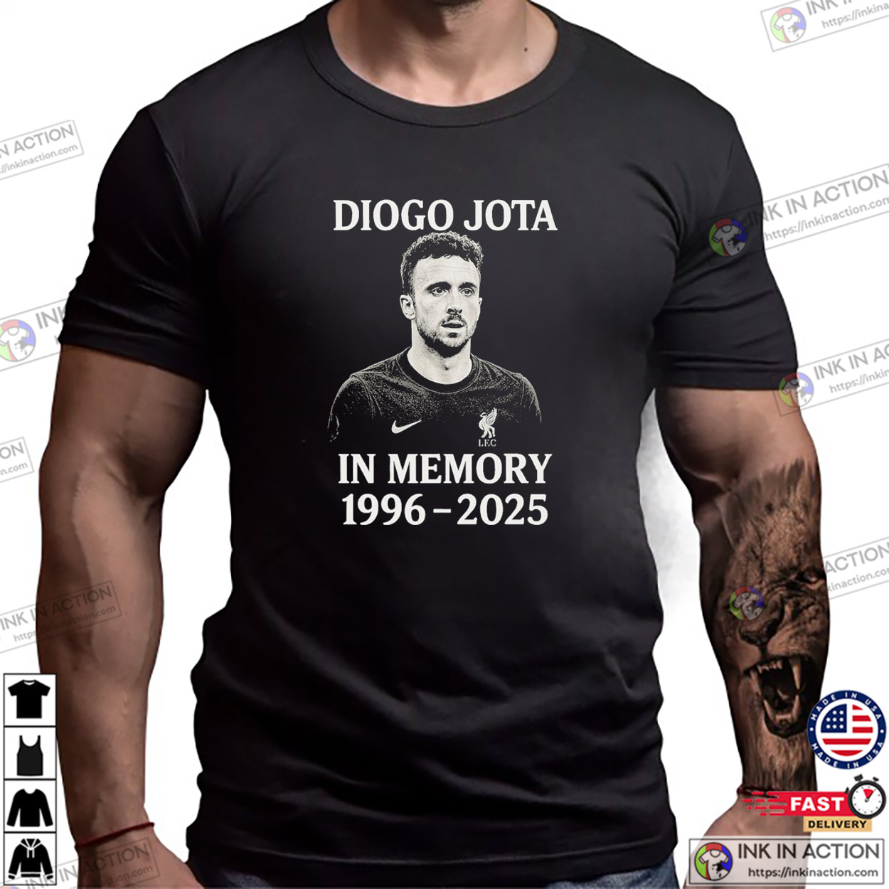 Diogo Jota In Memory 1996 2025 Shirt Diogo Jota In Memory 1996 2025 Shirt