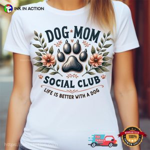 Dog Mom Social Club Paw Lovers Tee 3