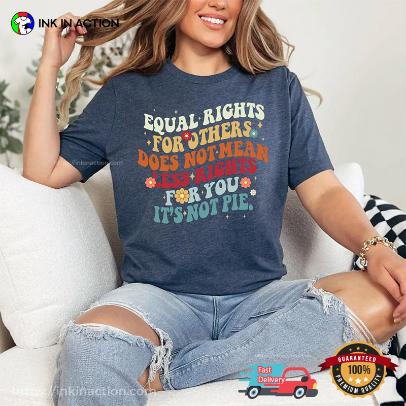 Equal Rights For Everyone, Women's Equality Day Groovy Comfort Colors Tee Equal Rights For Everyone, Women's Equality Day Groovy Comfort Colors Tee