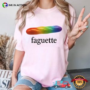 Faguette LGBT Baguette Bread Comfort Colors T-shirt