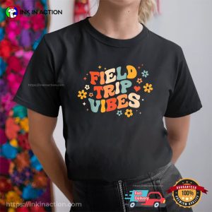 Field Trip Vibes Floral Groovy Tee
