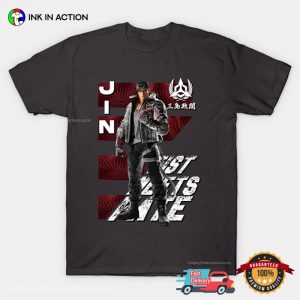 Fist Meets Fate Jin Kazama Tekken 8 Graphic T shirt 2