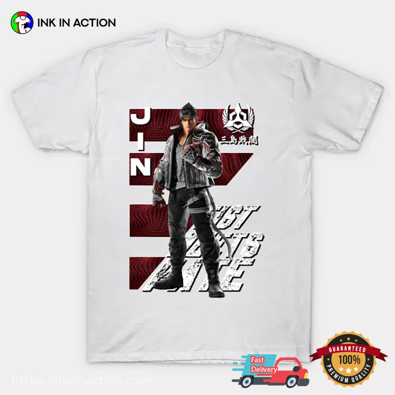 Fist Meets Fate Jin Kazama Tekken 8 Graphic T-shirt Fist Meets Fate Jin Kazama Tekken 8 Graphic T-shirt