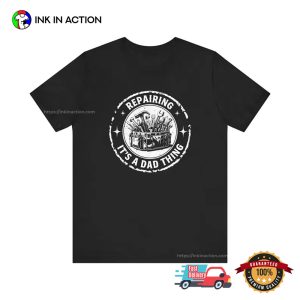 Funny Dad Repairman Mechanic Blue Collar Shirt 1