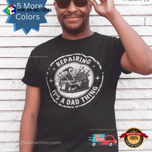 Funny Dad Repairman Mechanic Blue Collar Shirt